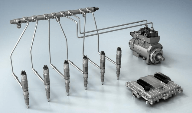 Sistema Common-Rail, Bomba y Inyectores